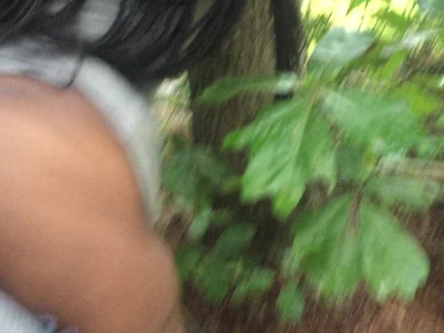 Bbw Ebony I Met While Taking a Run. Fucked on Trail 