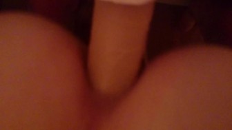 Buttplug, wall mounted anal dildo fun