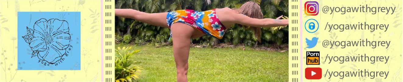 yoga with grey