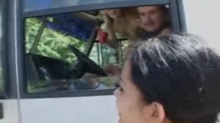 Banged in my van group fucking orgy picked up from the street