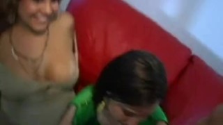 Crazy Chicks Give Public Blowjobs At Party