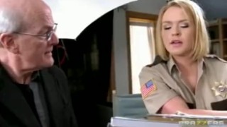 Hot Big-tit blonde Pornstar Krissy Lynn fucked hard in cop uniform