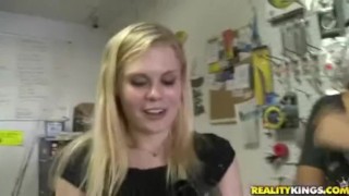Kaila gets reeled in and fucked in Master Baiter