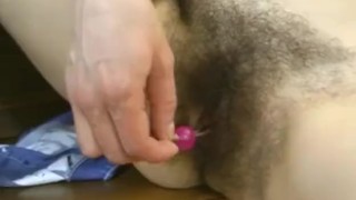 Kristy gets horny while cleaning