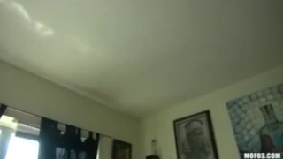 Sexy horny Latina Shay Parker fucks for the first time on camera