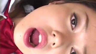 Japanese schoolgirl Ichiko pink sweet pussy pounded