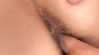 Asian hottie getting down with dirty vibrator