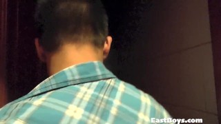 Beautiful guy gets massage