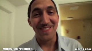 HOT Latina with a pair of perfect tits is fucked in her hotel