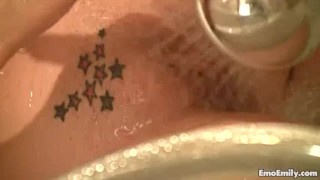 A Very Orgasmic Bath For This Brunette Cutie