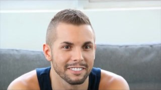 GayCastings Happy cheerleader wants to be in porn