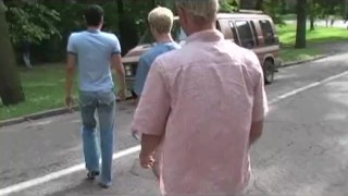 Cum Guzzling Fag Wagon - Scene 2