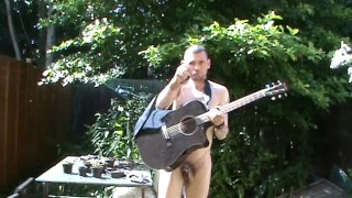 naked and struming, lol