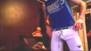 9 Inch Cock Bulge Inside Boxer Briefs Football Shorts