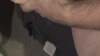 Shooting a load with my rubber pussy