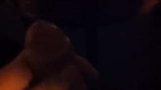 Me stroking my cock and blowing a nice load