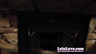 Lelu Love-BLOOPER: There's a squirrel in my fireplace!! :)