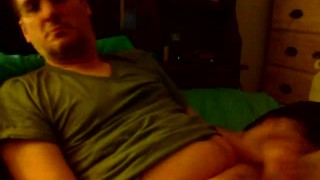 POV - Playing With Cock With a Finger in the Ass at the End.