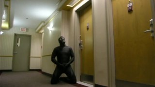 horny frogman sneaks into hotel and breaks into a hotel room