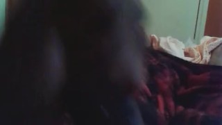 First time Jerking my Black Dick and Cumming on Cam