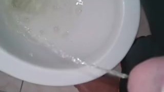 taking a piss