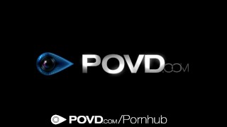 POVD Blonde teen teases man outside till she is fucked