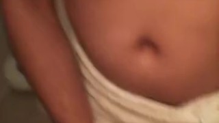 after shower quick cum