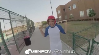 MenPov Hot guys like to play with hard bats