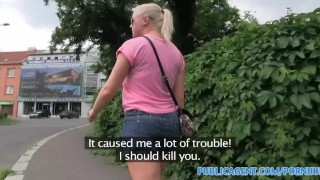 PublicAgent Victoria has no shame and fucks for cash again