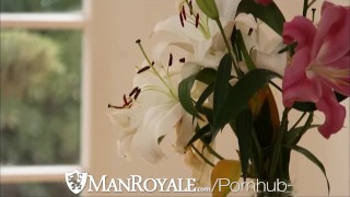 HD - ManRoyale Hardcore yoga session for two big dick hunk
