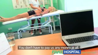 FakeHospital Claustrophobic sexy russian blonde seem to love gorgeous nurse
