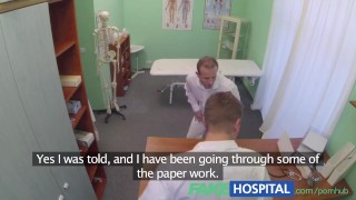 FakeHospital Single blonde welcomes doctors thick cock and skilled tongue