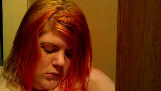 fondling tits after shower