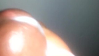 my dick erupted cum...