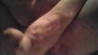 cuming in close up