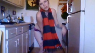 Dancing With His Scarf