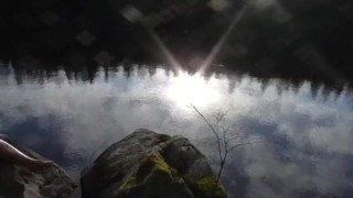 Public lake mastrubatin cought milf on cam