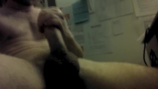 thick cock w big balls shaved