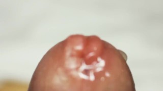 close up cock cumming