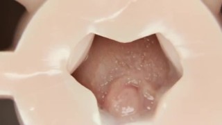 cumming inside fleshlight