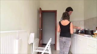 Sex in the kitchen