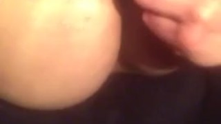 sliding a glass toy in my hole