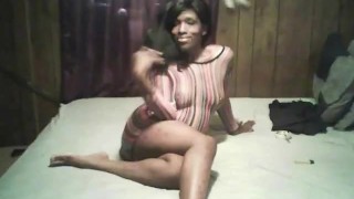 sexy black smoking a cigar