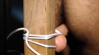 Hairy ass and a dildo