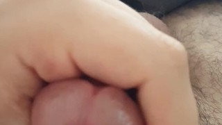Great Quicki Jerk While Watching PornHub Community!!! - Large Cum Load