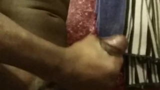 Working The Cum Out of my hard cock