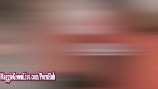Maggie Sucks Cock To Get Cum On Huge Tits!
