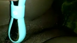 Playing with toy