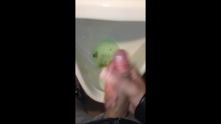 Leave some Sperm in the Urinoir for the next Straight Men taking a Pee