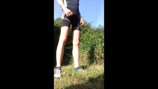 Pissing Boy in Public